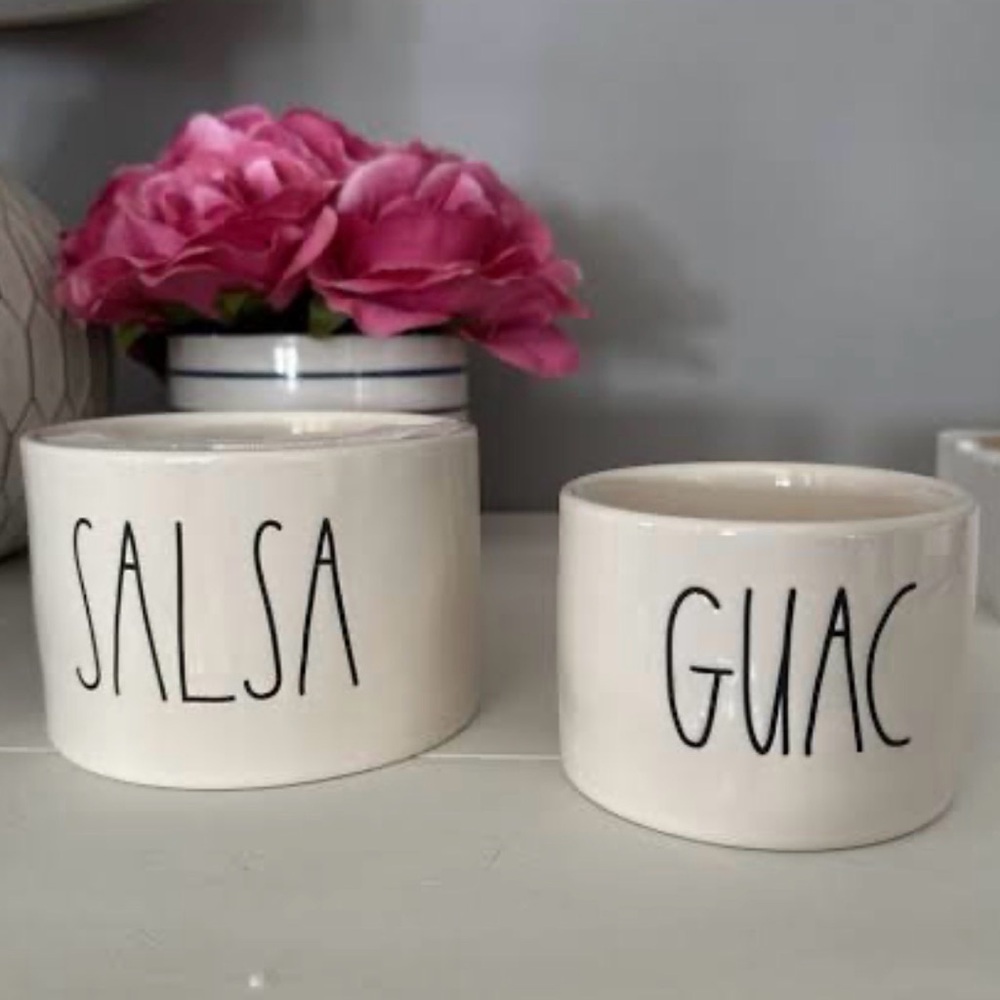 Rea Dunn -  Salsa and Guac Ceramic bowls